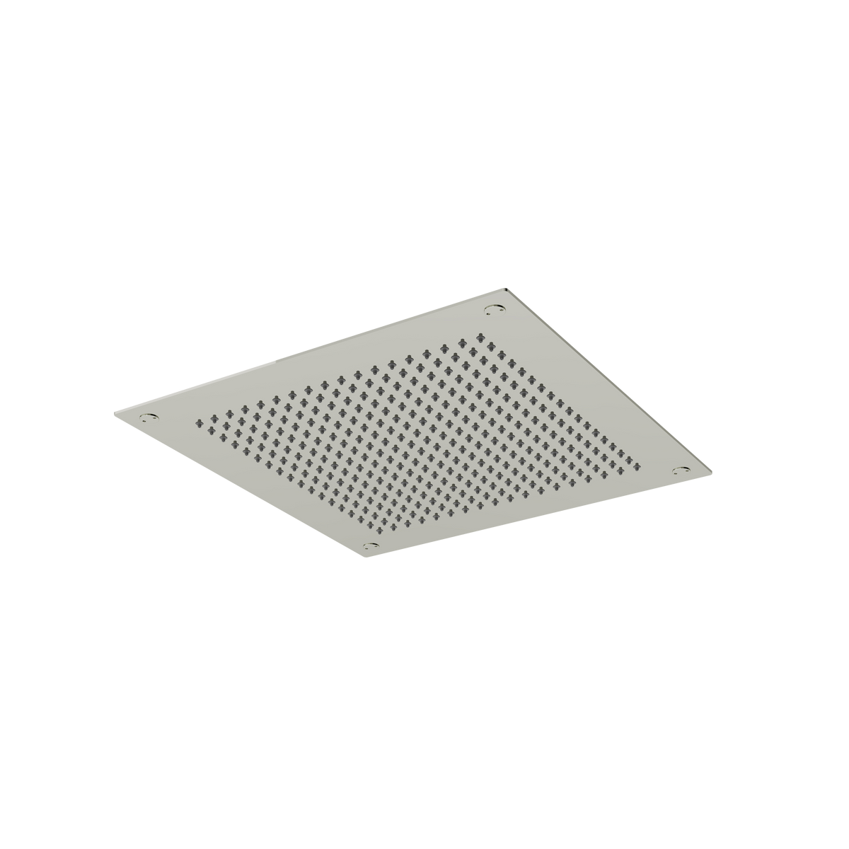 Aquabrass Aquaflush 14” X 14″ Square Recessed Rainhead 828 in polished nickel