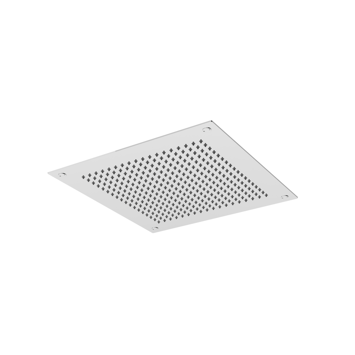 Aquabrass Aquaflush 14” X 14″ Square Recessed Rainhead 828 in polished stainless steel