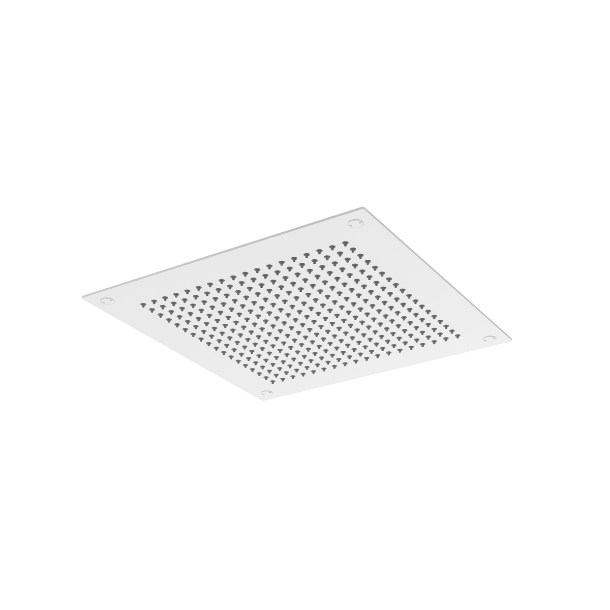 Aquabrass Aquaflush 14” X 14″ Square Recessed Rainhead 828 in white