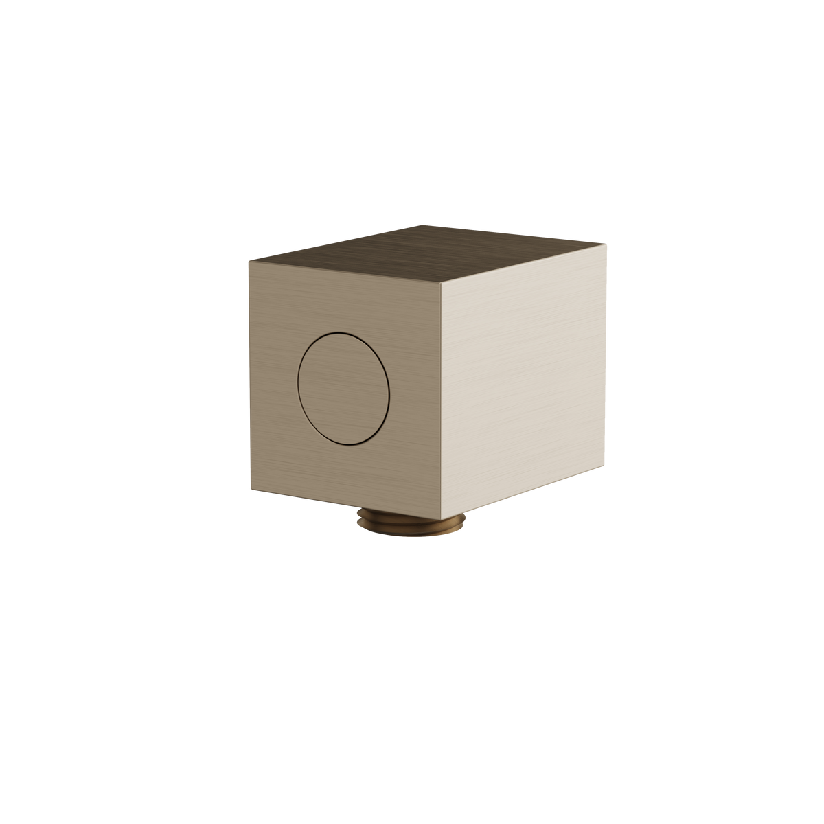 Aquabrass Square Waterway 1408 in brushed nickel