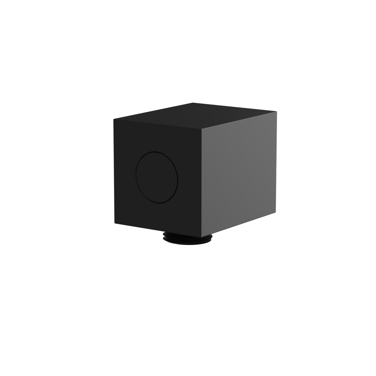 Aquabrass Square Waterway 1408 in electro black