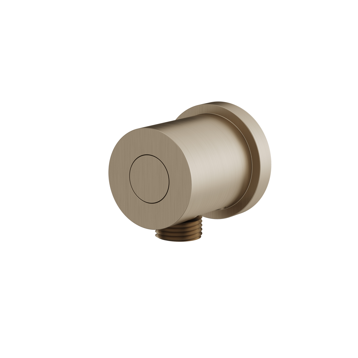 Aquabrass Round Waterway 1409 in brushed nickel