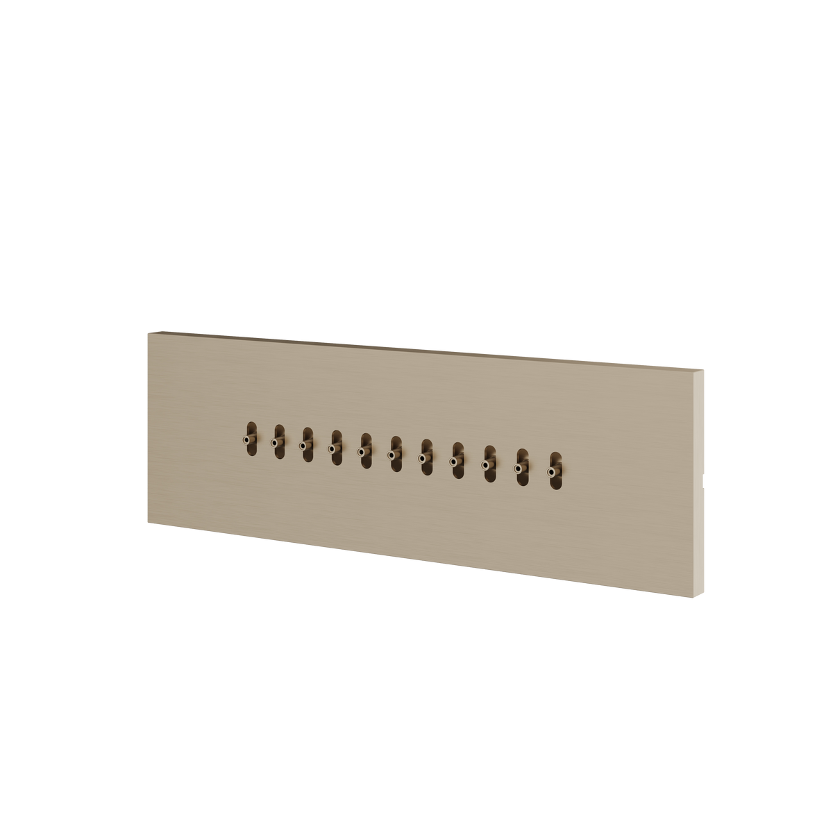 Aquabrass Wavy Body Jet 2583 in brushed nickel