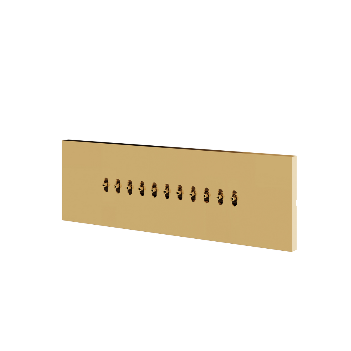 Aquabrass Wavy Body Jet 2583 in polished gold