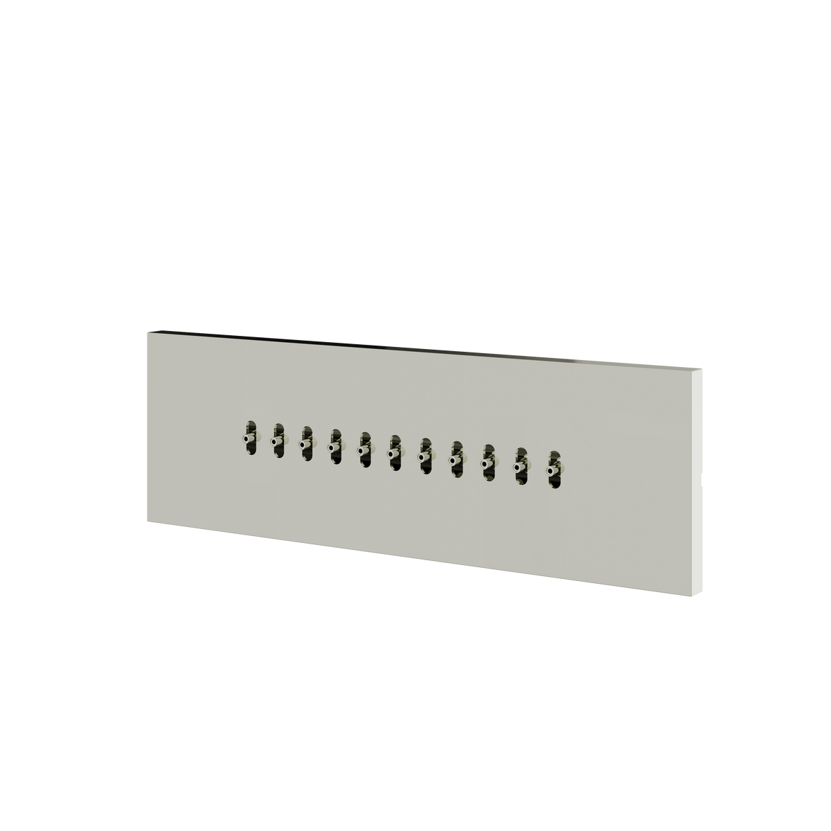 Aquabrass Wavy Body Jet 2583 in polished nickel
