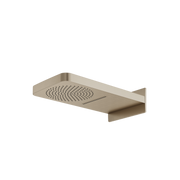 Aquabrass Aquasheet Wallmount Dual Function Rainhead 2872 in brushed nickel
