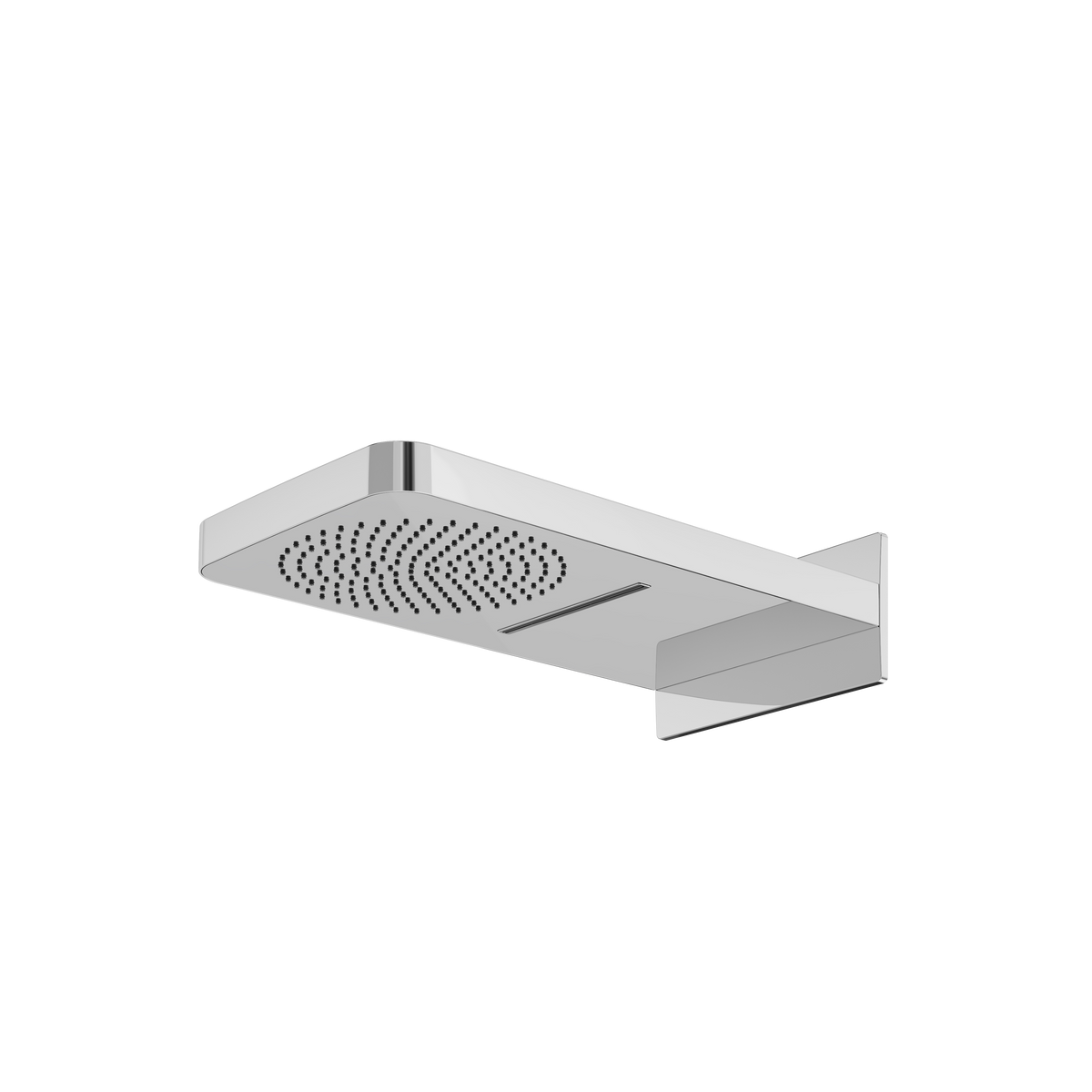 Aquabrass Aquasheet Wallmount Dual Function Rainhead 2872 in polished chrome