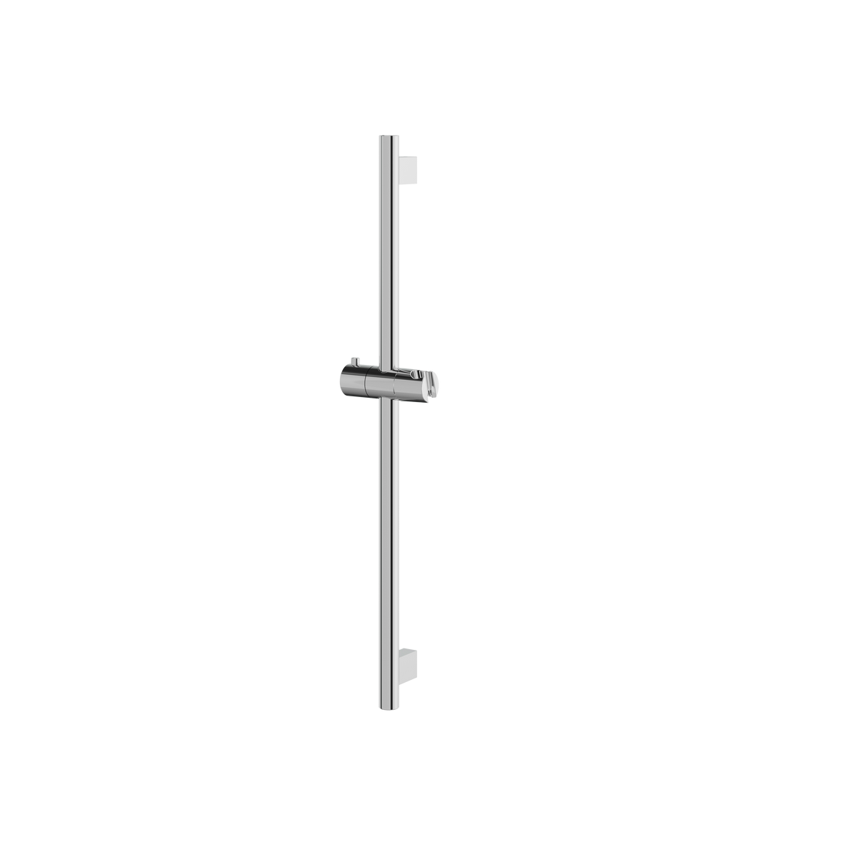 Aquabrass Round Rail 12886 in polished chrome
