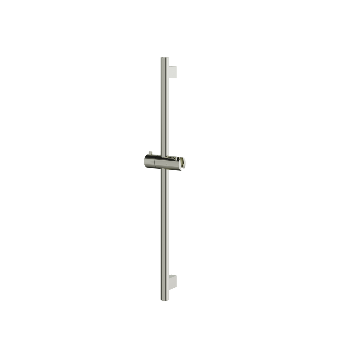 Aquabrass Round Rail 12886 in polished nickel