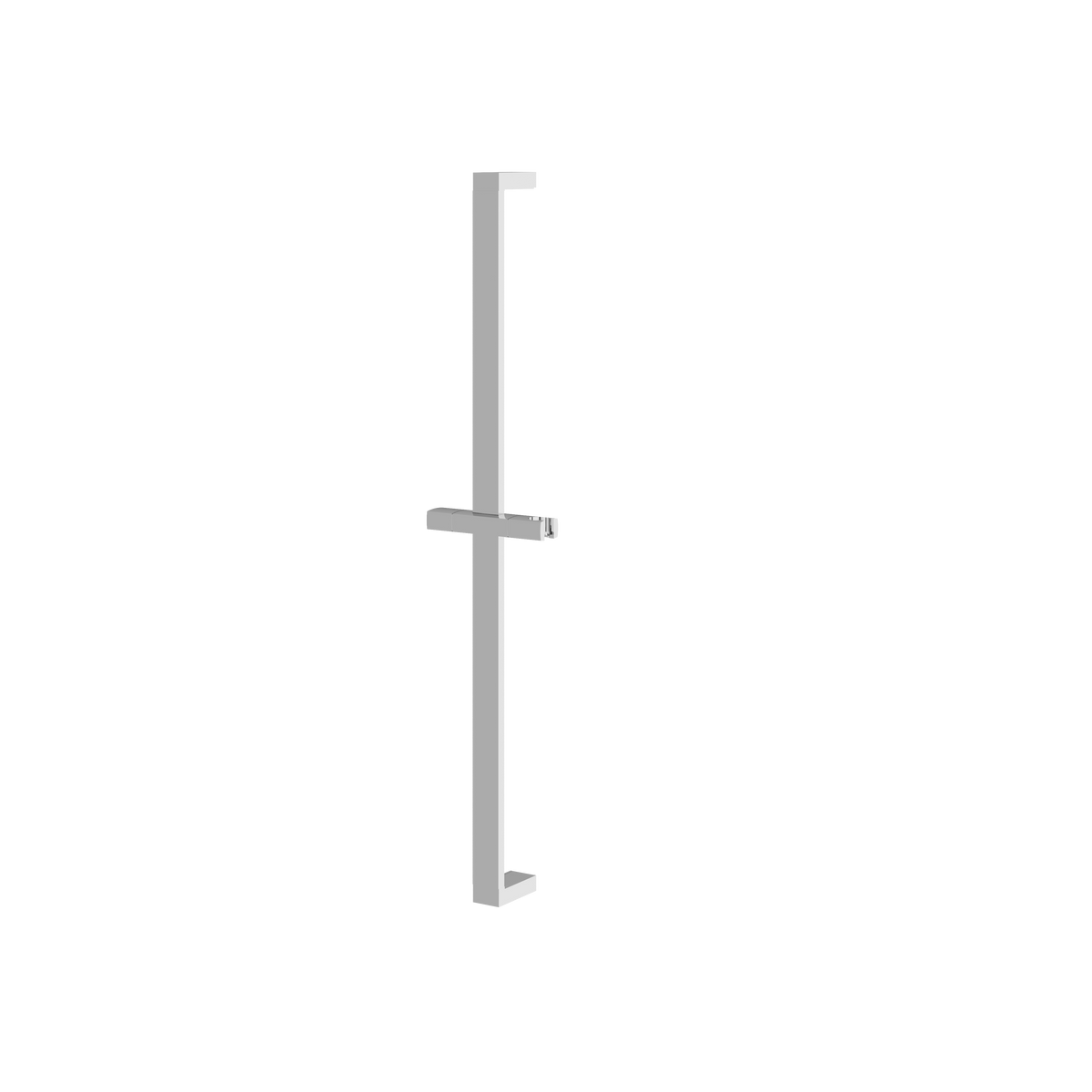 Aquabrass Square Rail 12896 in polished chrome