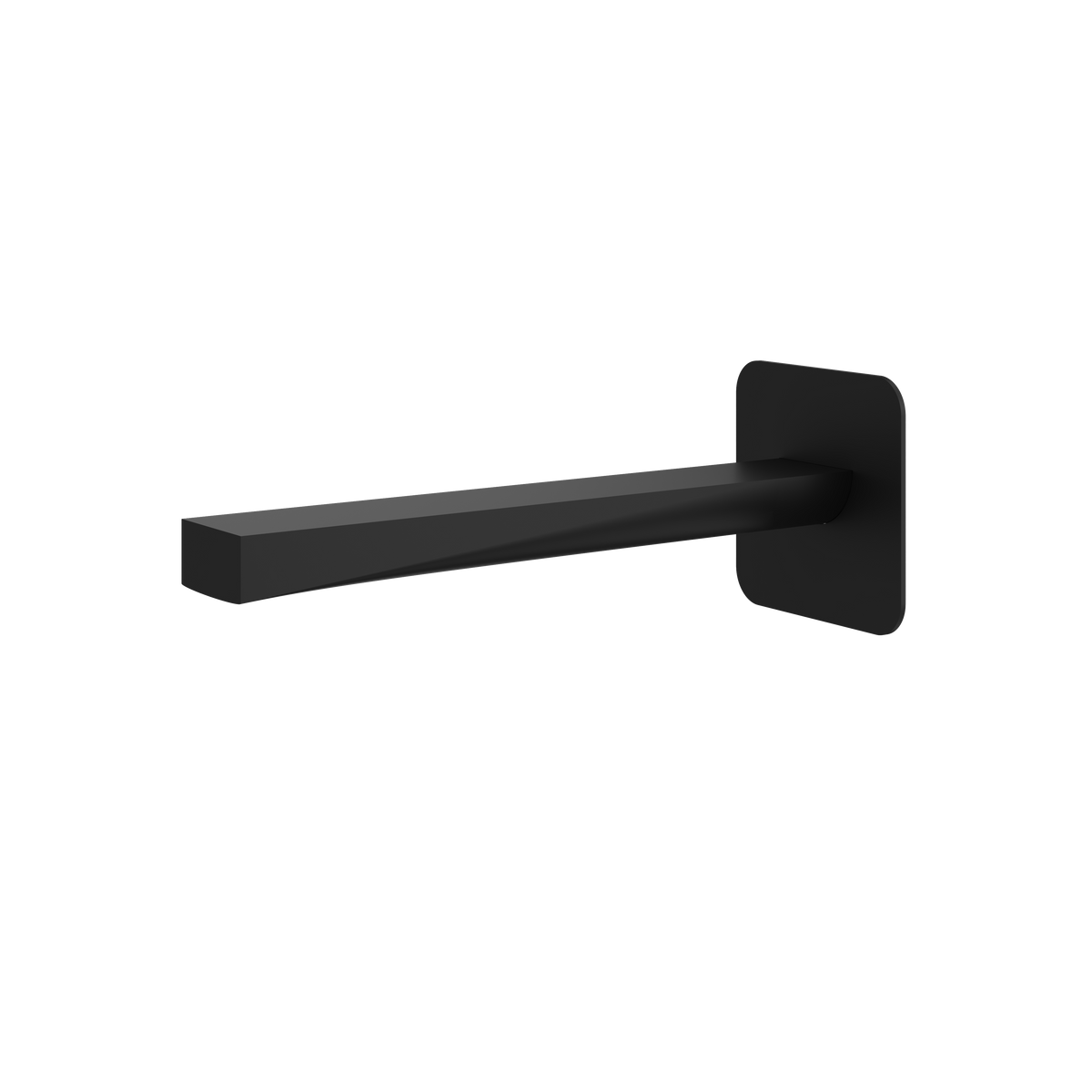 Aquabrass Chicane Tub Spout 19032 in black