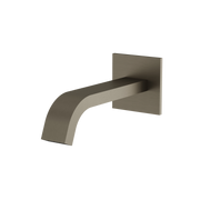 Aquabrass Tosca Tub Spout 34032 in brushed black chrome