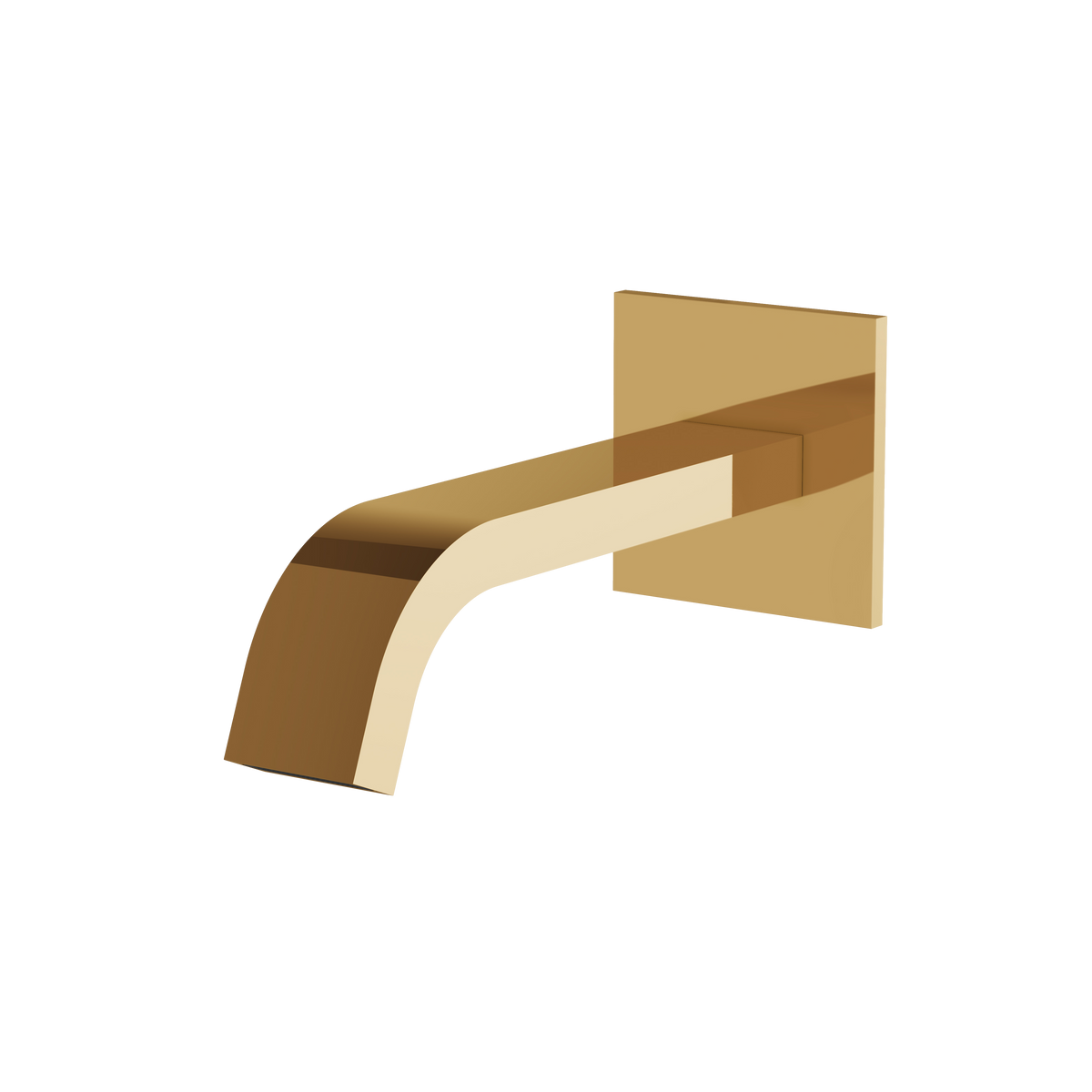 Aquabrass Tosca Tub Spout 34032 in polished gold