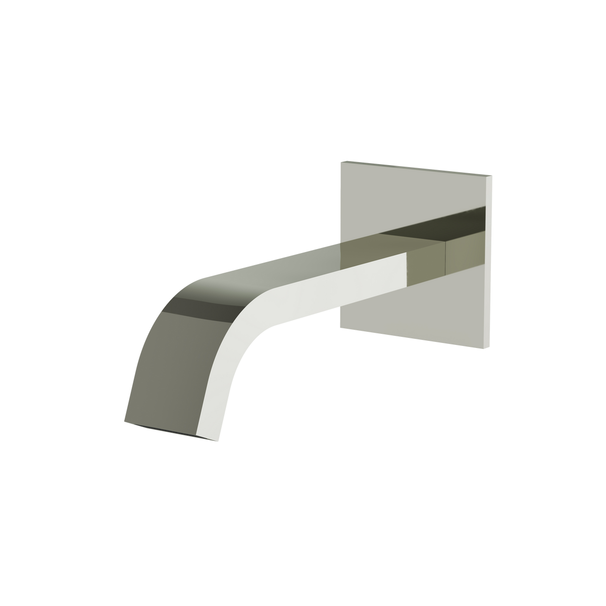 Aquabrass Tosca Tub Spout 34032 in polished nickel