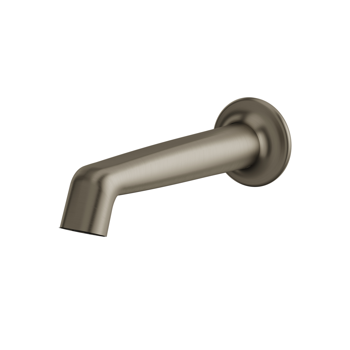 Aquabrass Forum Tub Spout 42032 in brushed black chrome