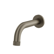 Aquabrass Montebello Tub Spout 49032 in brushed black chrome