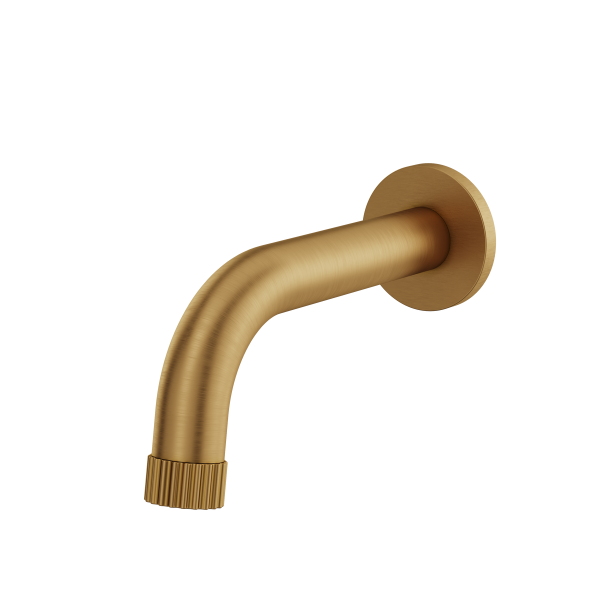 Aquabrass Montebello Tub Spout 49032 in brushed gold