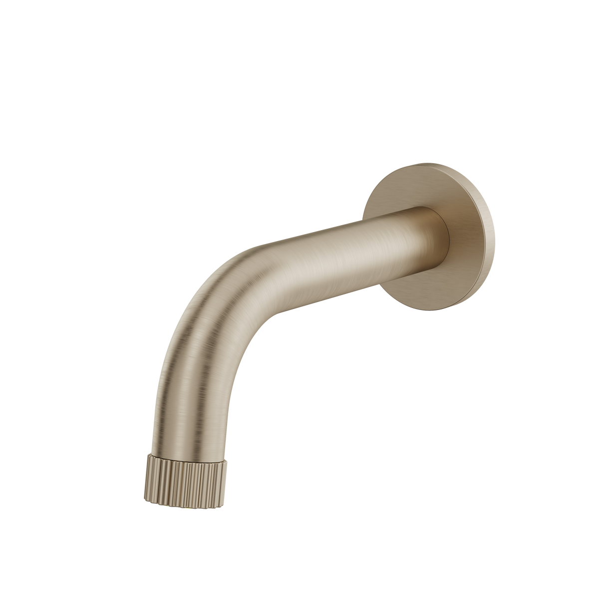 Aquabrass Montebello Tub Spout 49032 in brushed nickel