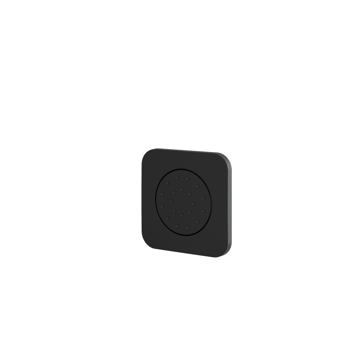 Aquabrass Square Recessed Body Jet BJ575 in black