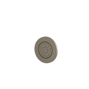 Aquabrass Round Recessed Body Jet BJ576 in brushed black chrome