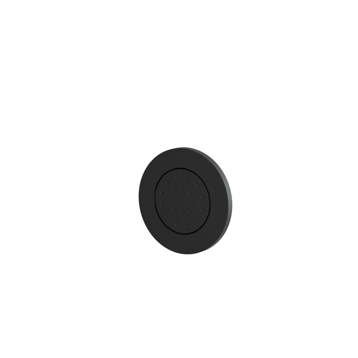 Aquabrass Round Recessed Body Jet BJ576 in black