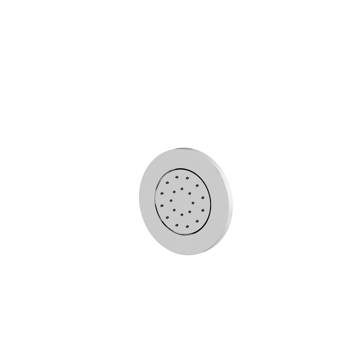 Aquabrass Round Recessed Body Jet BJ576 in polished chrome