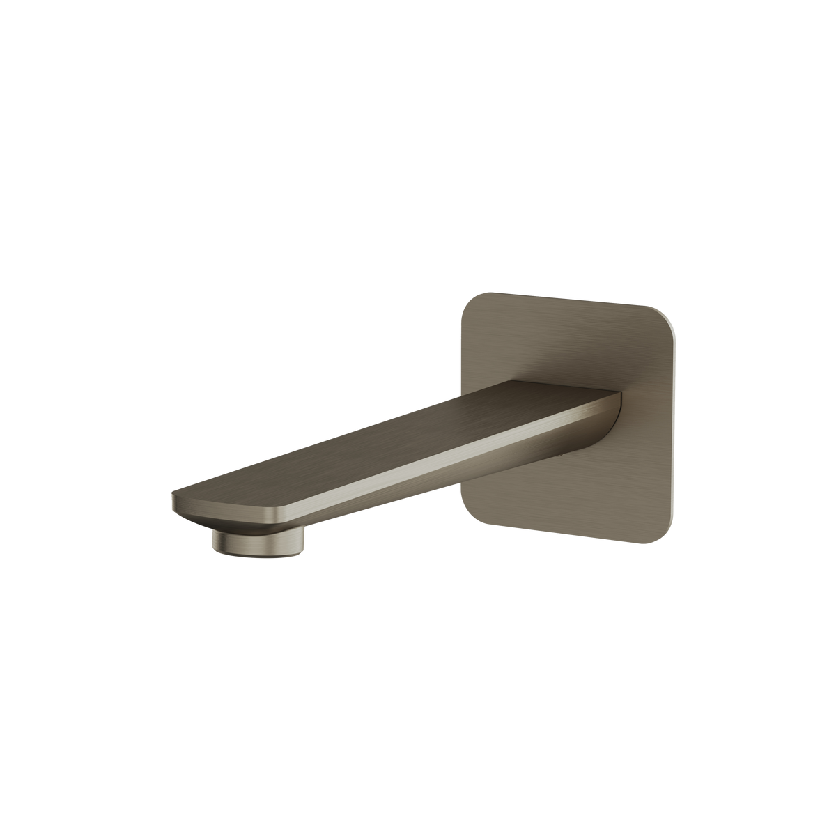 Aquabrass c67 Tub Spout C6732 in brushed black chrome