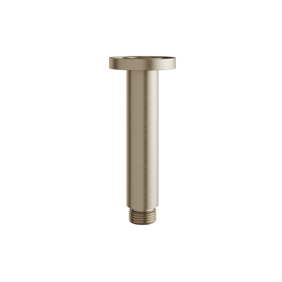 Aquabrass Rainheads and Shower Arms 4″ Round Ceiling Drop with Flange M8401 in electro black