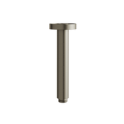Aquabrass 6” Round Ceiling Drop with Flange RCD06 in brushed black chrome