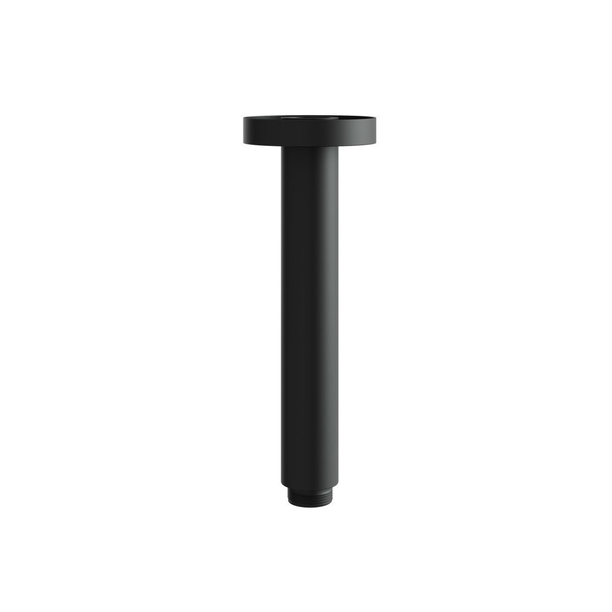 Aquabrass 6” Round Ceiling Drop with Flange RCD06 in black