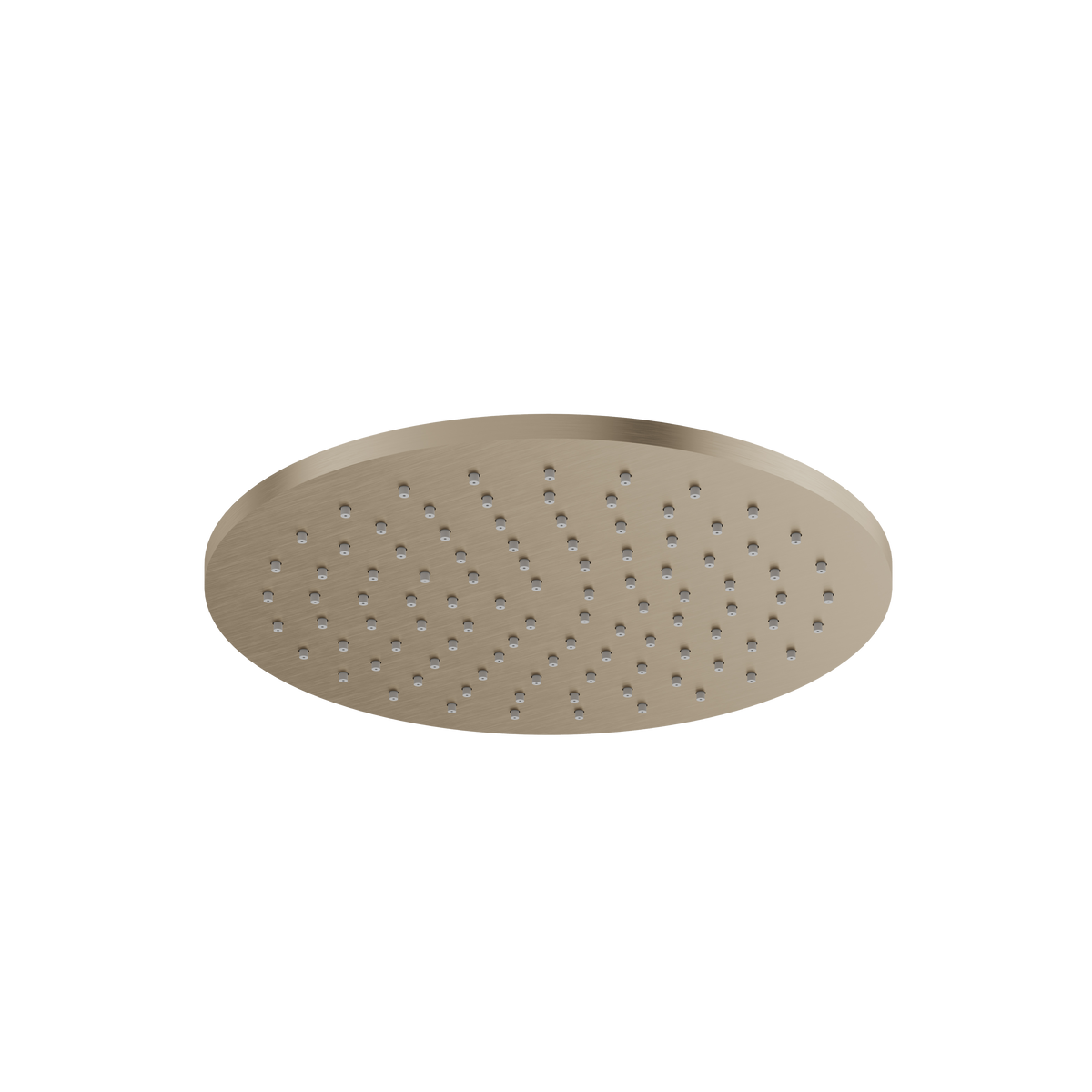 Aquabrass 10″ Round Rainhead RRH10 in brushed nickel