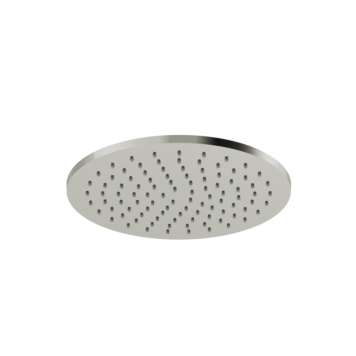 Aquabrass 10″ Round Rainhead RRH10 in polished nickel