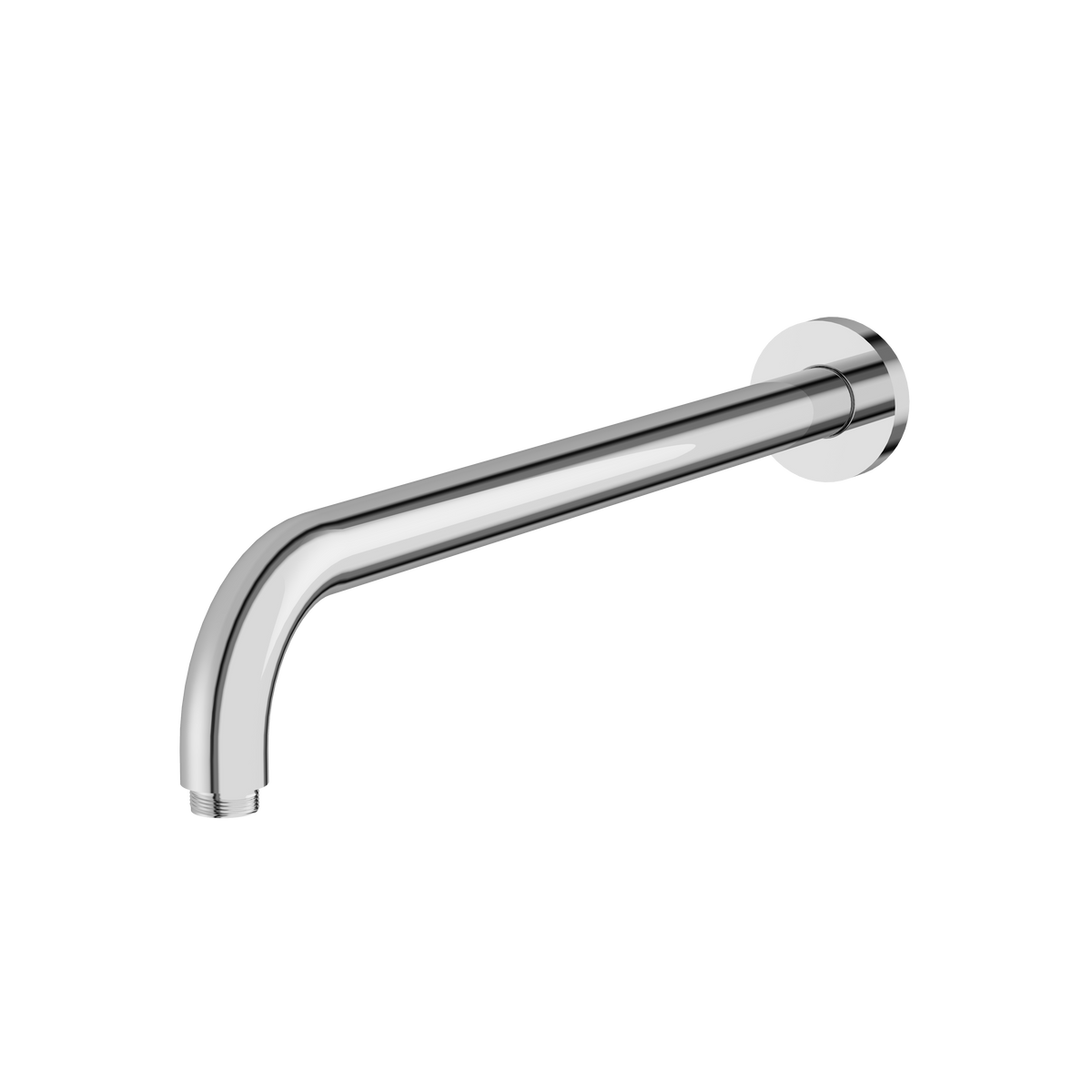 Aquabrass 16” Round Shower Arm with Flange RSA16 in polished chrome