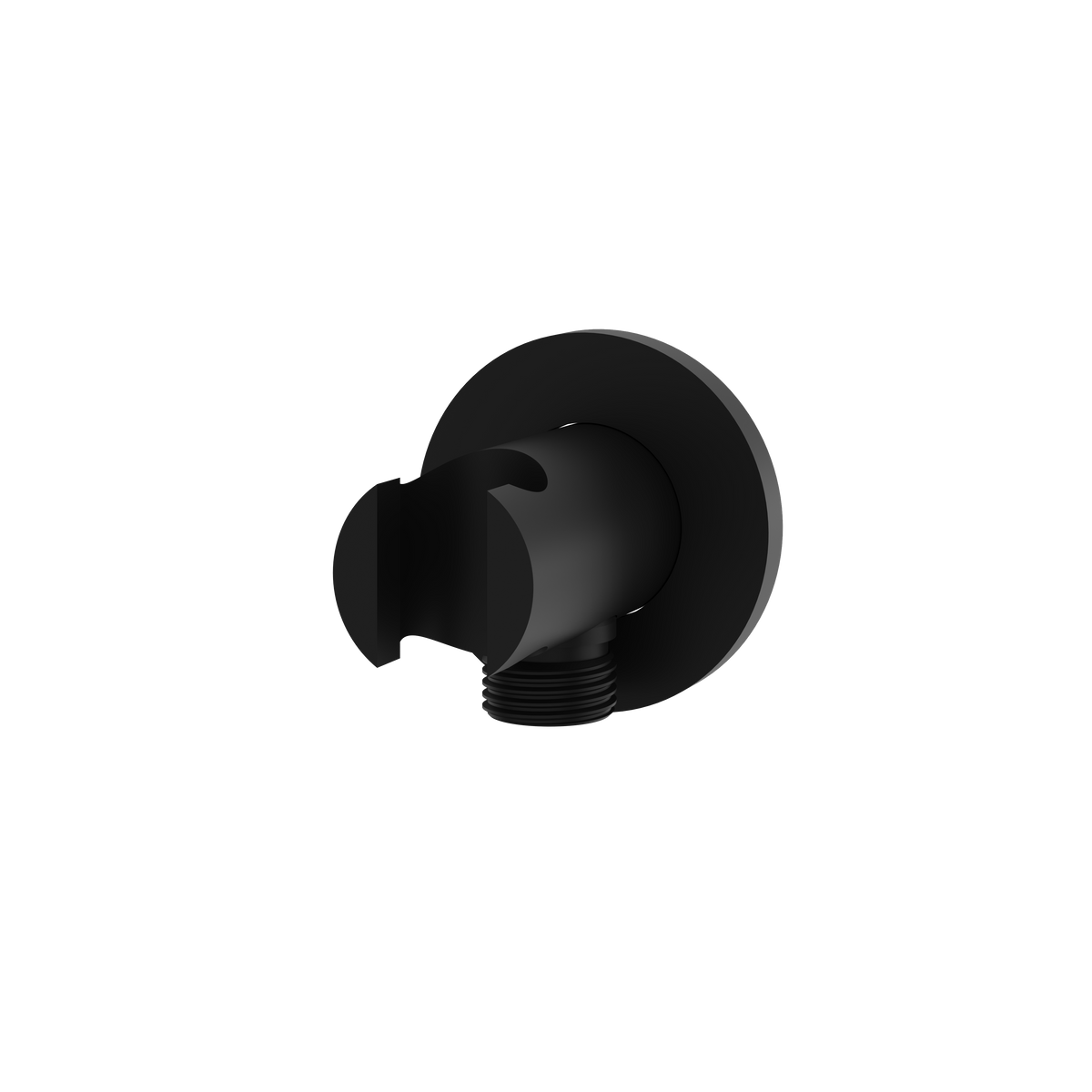 Aquabrass Round Waterway with Hook RWH17 in black