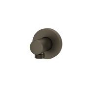 Aquabrass Round Waterway RWW09 in brushed black chrome