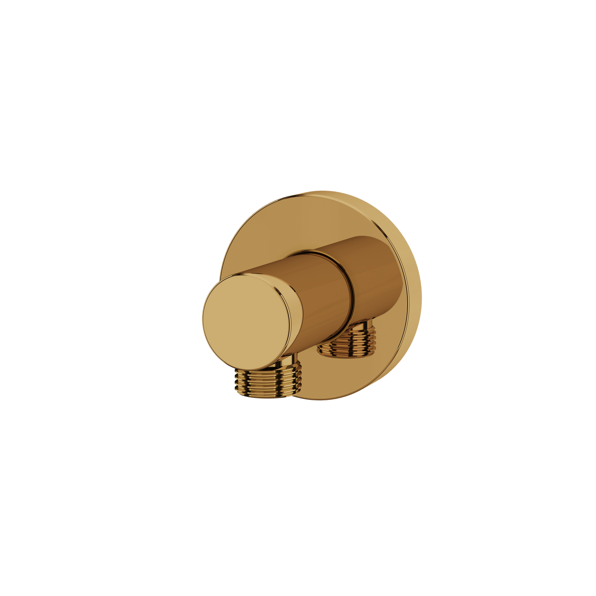 Aquabrass Round Waterway RWW09 in polished gold