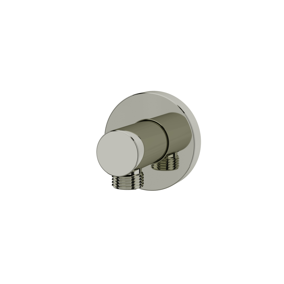 Aquabrass Round Waterway RWW09 in polished nickel
