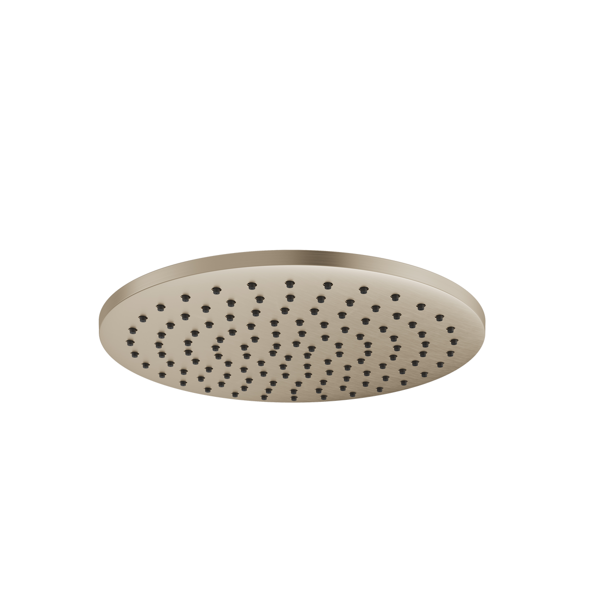 Aquabrass Round Rainhead HBRH in brushed nickel