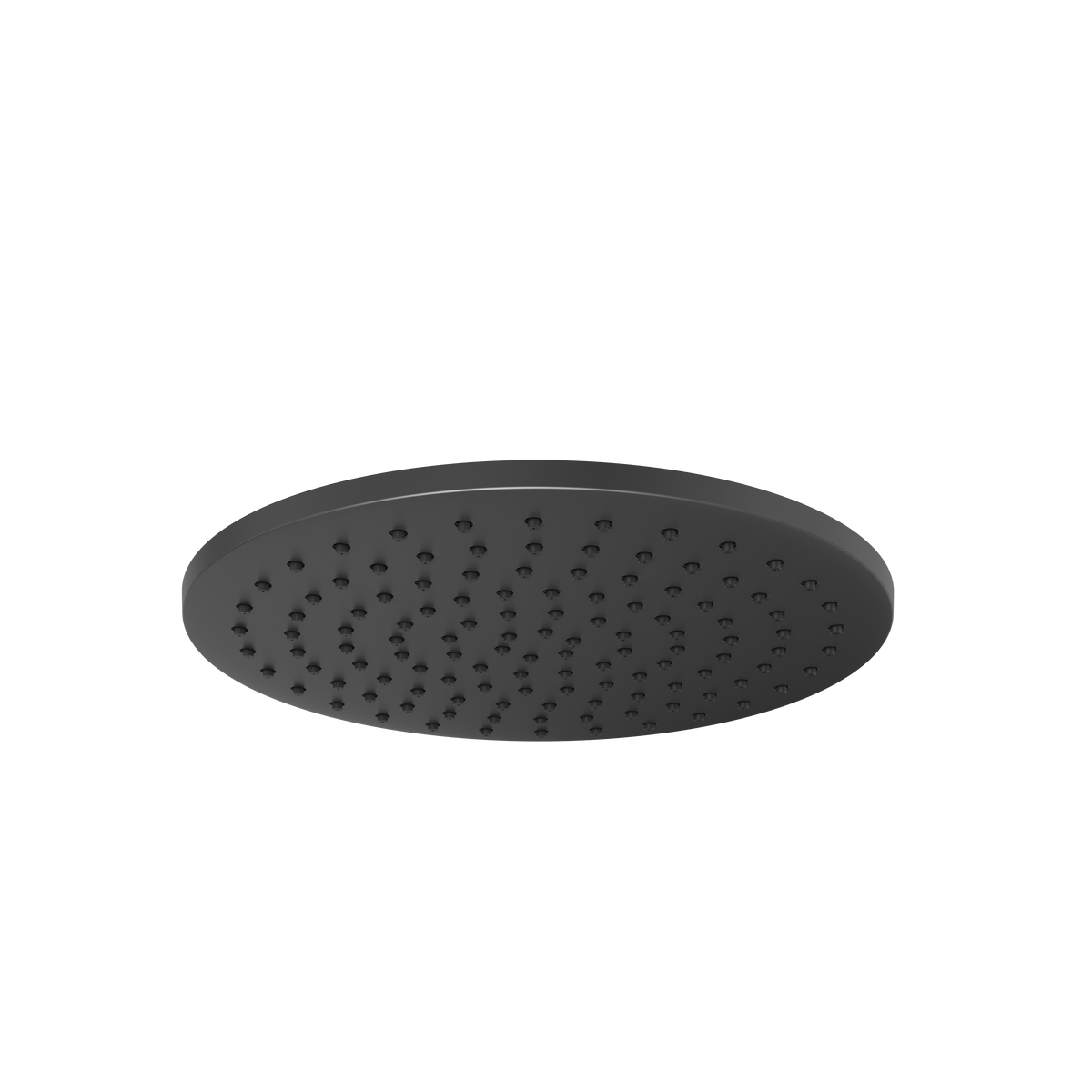 Aquabrass Round Rainhead HBRH in electro black