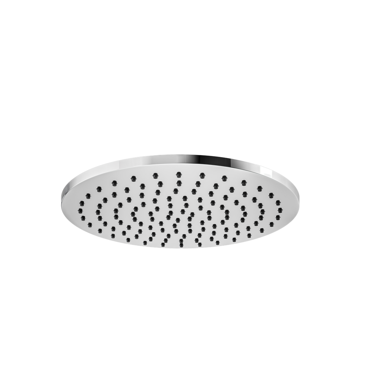 Aquabrass Round Rainhead HBRH in polished chrome