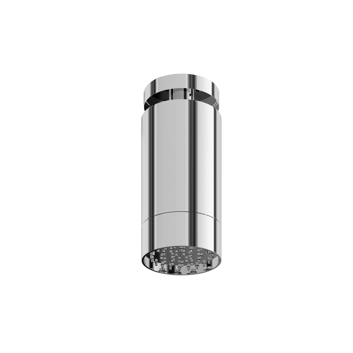 Aquabrass Rainhead with Ceiling Shower Arm – Smooth Ring SPS65 in polished chrome