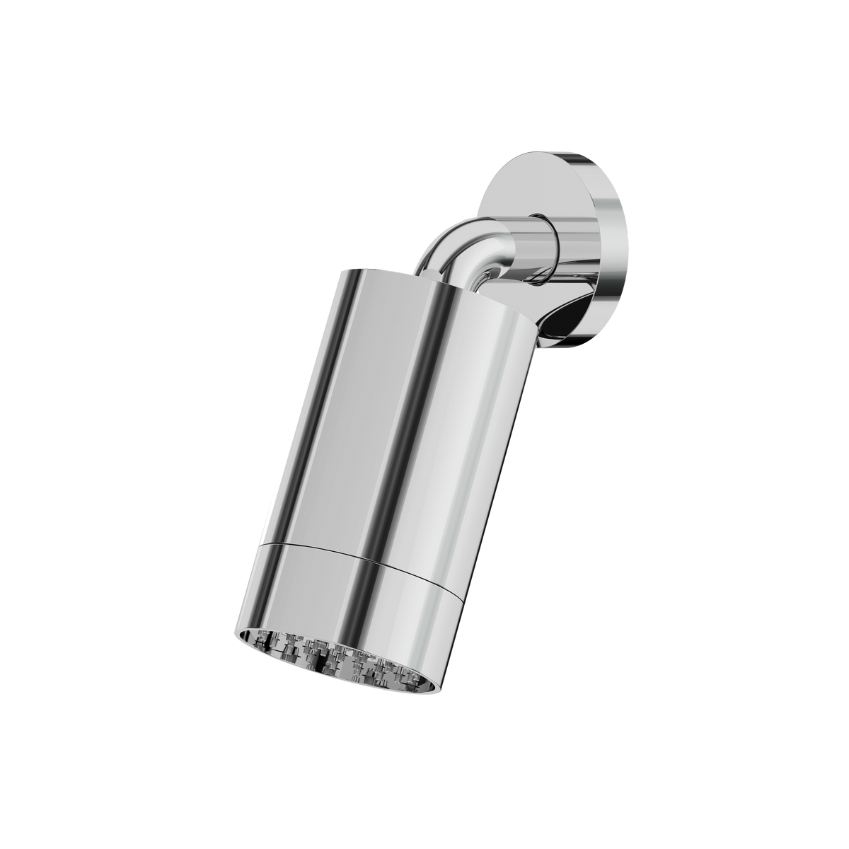 Aquabrass Rainhead with Wall Shower Arm – Smooth Ring SPS67 in polished chrome