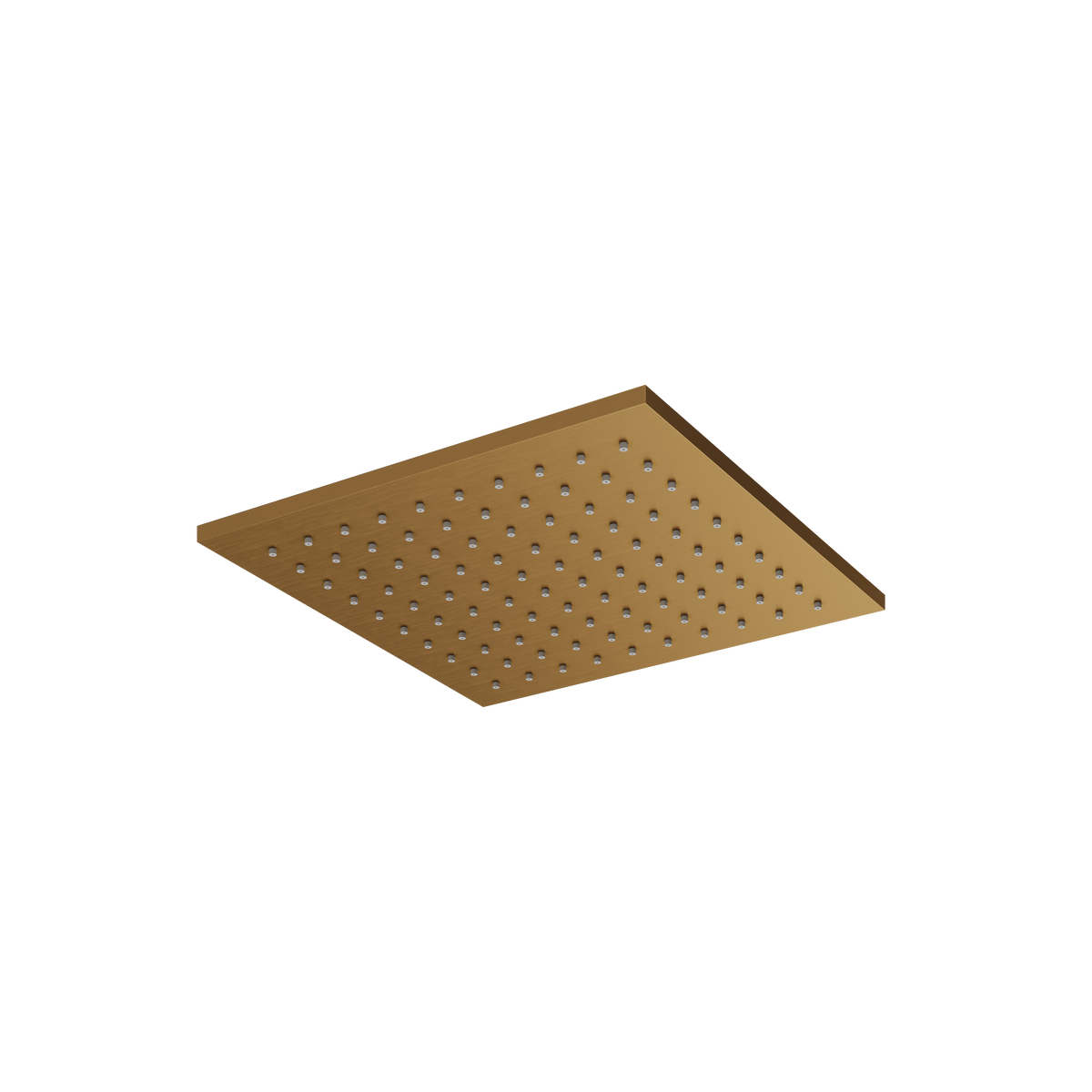 Aquabrass 10″ X 10″ Square Rainhead SRH10 in brushed gold