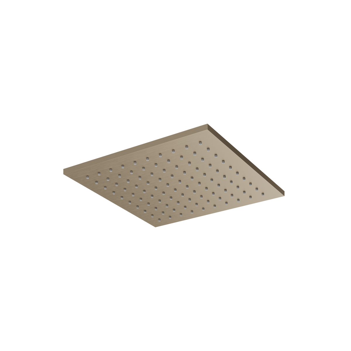 Aquabrass 10″ X 10″ Square Rainhead SRH10 in brushed nickel