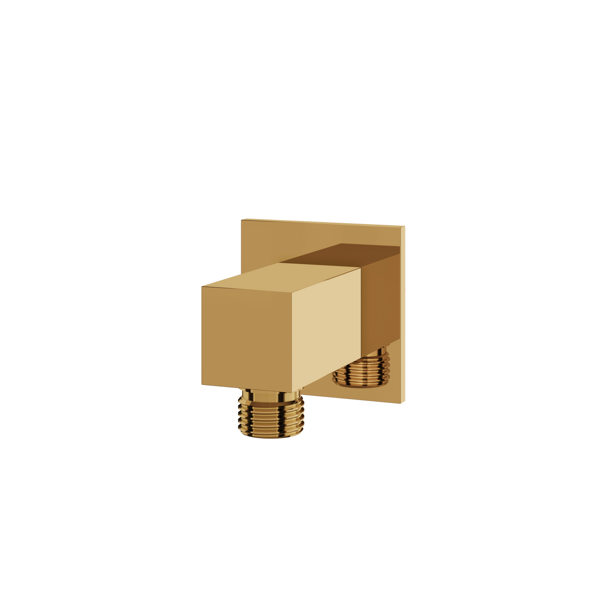 Aquabrass Square Waterway SWW08 in polished gold
