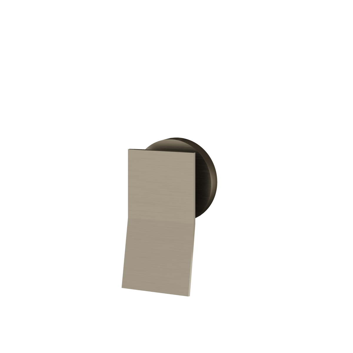 Aquabrass Chicane Optional Handle for Thermostatic Controls 19495 in brushed black chrome
