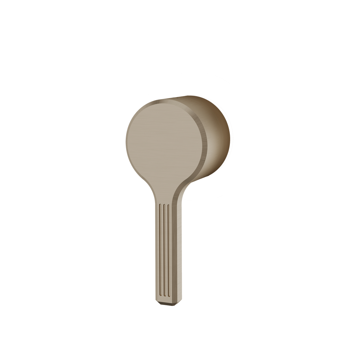 Aquabrass Ariston Optional Handle for Thermostatic Controls 47095 in brushed nickel