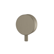 Aquabrass Thermostatic Valves Handles Optional Handle for Thermostatic Controls + Shut-Off / Diverter Valves 61095 in brushed black chrome