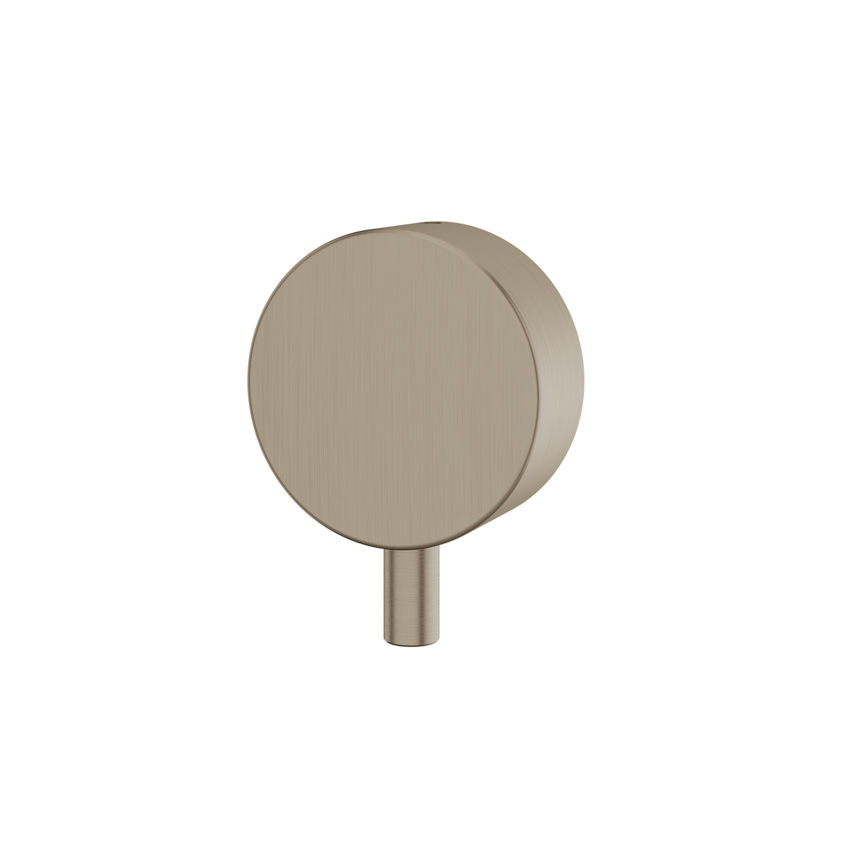 Aquabrass Thermostatic Valves Handles Optional Handle for Thermostatic Controls + Shut-Off / Diverter Valves 61095 in brushed nickel