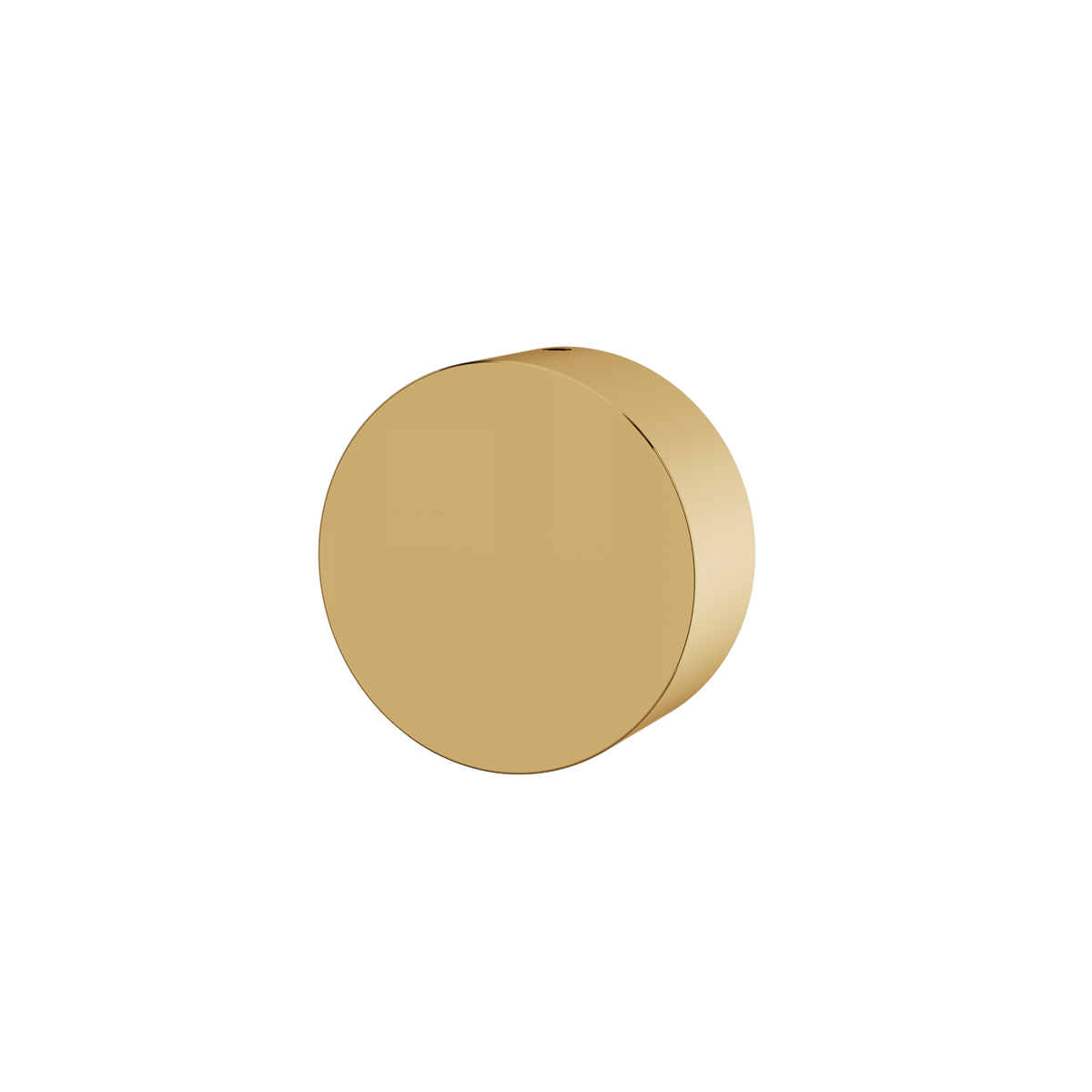 Aquabrass Thermostatic Valves Handles Uniround Handle for Thermostatic Valve 75095 in polished gold